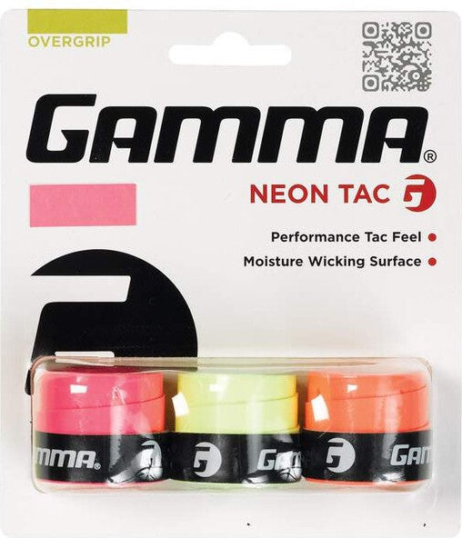 Gamma Neon Tac Overgrip (3x) - Assorted