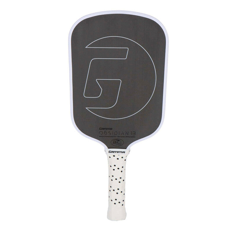 GAMMA Obsidian Pickleball Paddle 13mm - White - HIT a Double