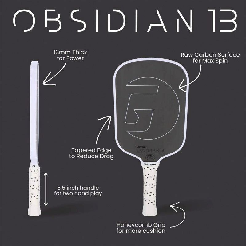 Gamma Obsidian 13mm (black/white) - Wht / Os