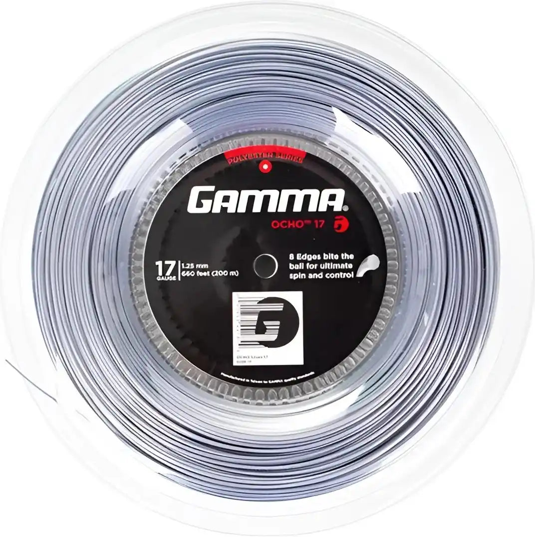 Gamma Ocho Reel 660’ Tennis String - Yellow - 17