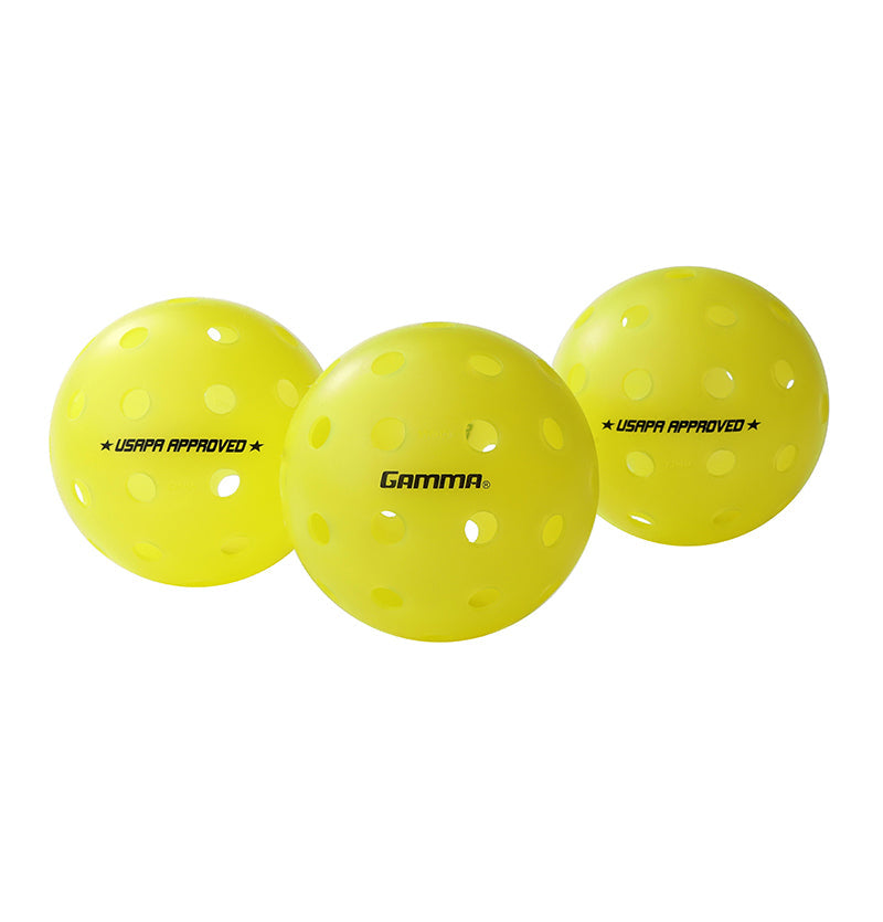 Gamma Photon Outdoor Pickleballs (3x) - Os