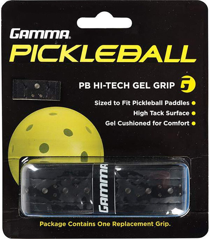 Gamma Pickleball Hi-tech Gel Replacement Grip - Black