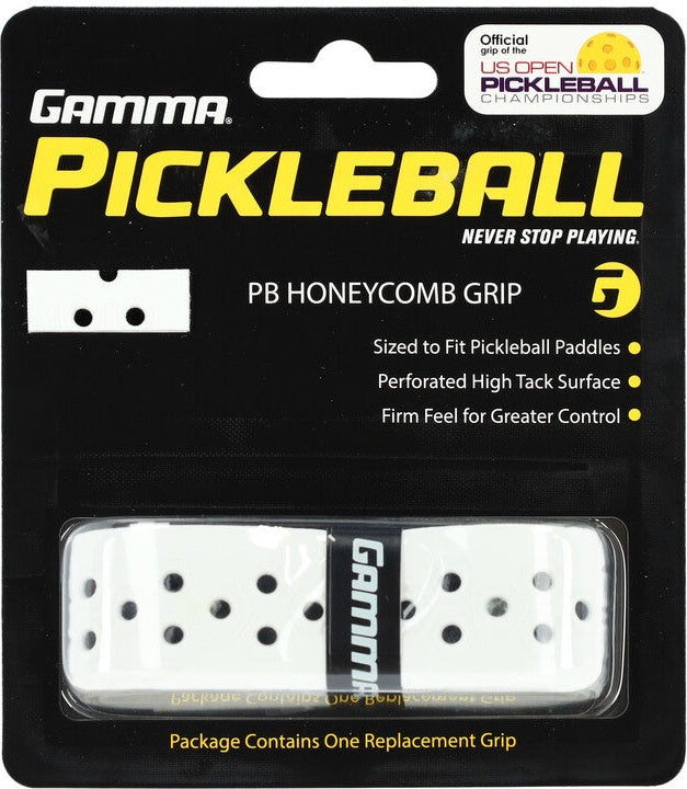 Gamma Pickleball Honeycomb Replacement Grip - White