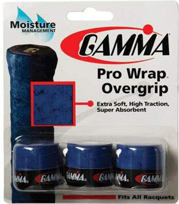 Gamma Pro Wrap Overgrip (3x) - Blue