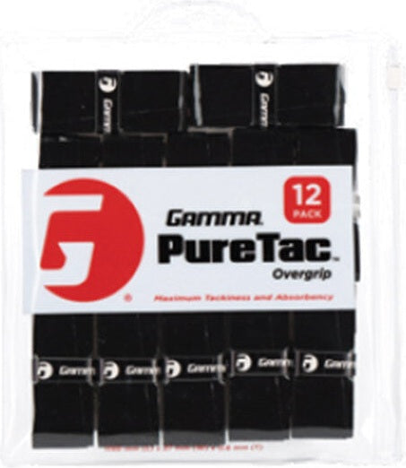 Gamma Puretac Tennis Overgrip (12x) - Black