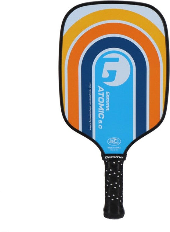 Gamma Quantum Atomic 5.0 Pickleball Paddle - White - HIT a Double