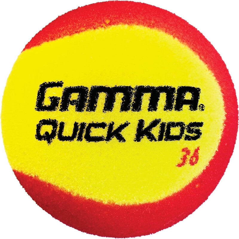 Gamma Quick Kids 36 Foam Tennis Balls (3x) - Rd/yl / Os