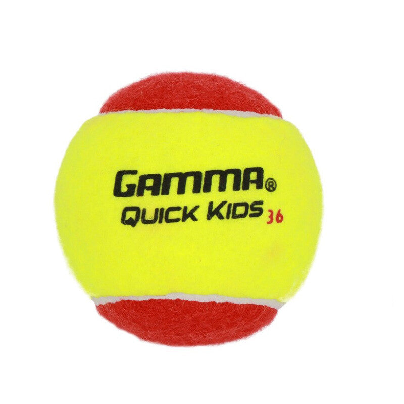 Gamma Quick Kids 36 Tennis Balls (box 24x) - Yel / Os