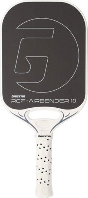 GAMMA RCF Airbender 10mm Pickleball Paddle - White - HIT a Double