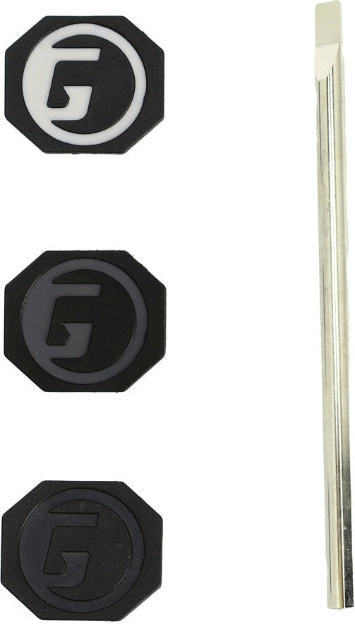 Gamma Rcf End Cap Weights - White Gray Black