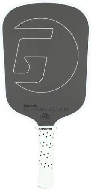 Gamma Rcf Obsidian 10mm Pickleball Paddle - White