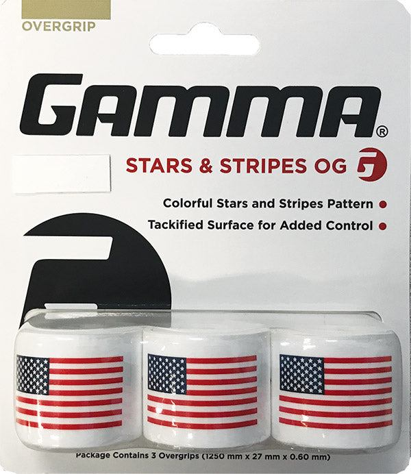 Gamma Stars & Stripes Overgrip (3x) - Os