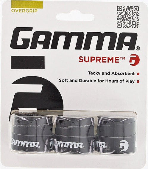 Gamma Supreme Overgrip (3x) - Black