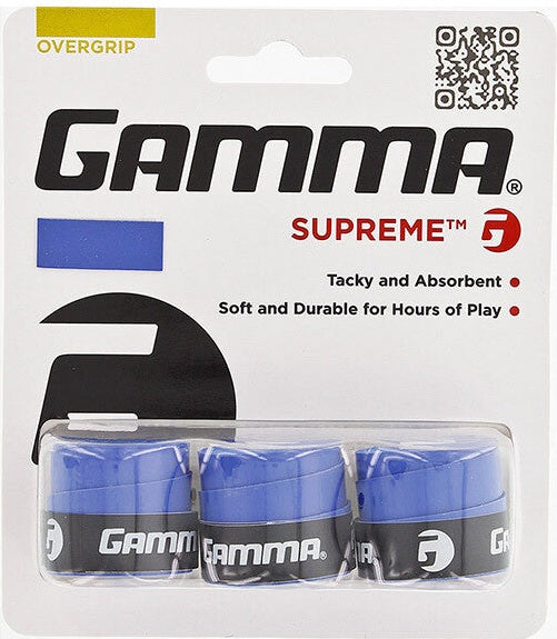 Gamma Supreme Overgrip (3x) - Blue