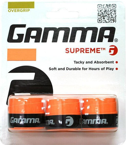 Gamma Supreme Overgrip (3x) - Orange