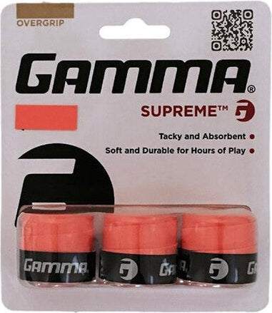 Gamma Supreme Overgrip (3x) - Red