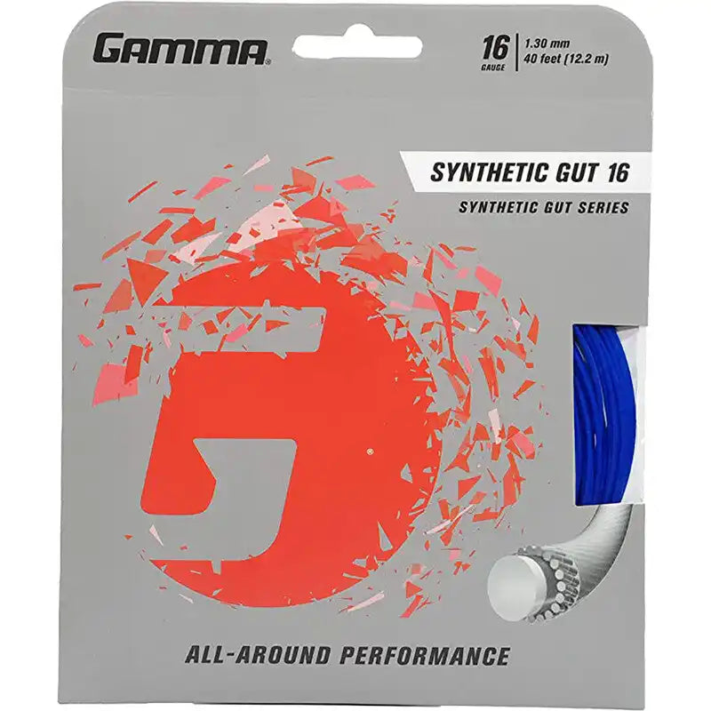 Gamma Synthetic Gut 16g Tennis String - Yellow