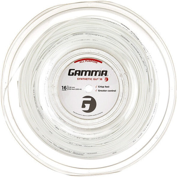 Gamma Synthetic Gut Reel 720’ - White