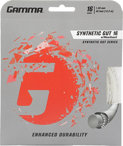 Gamma Synthetic Gut W/wearguard 16g - White