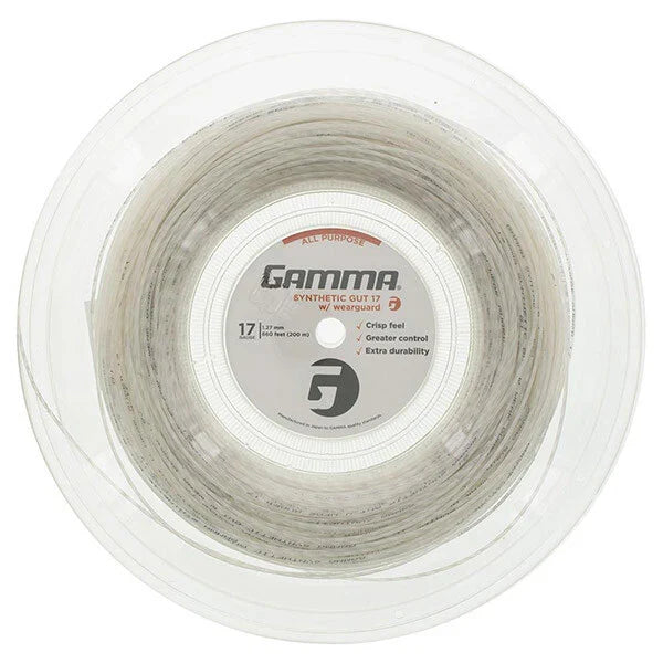 Gamma Synthetic Gut W/wearguard Reel 660’ - White