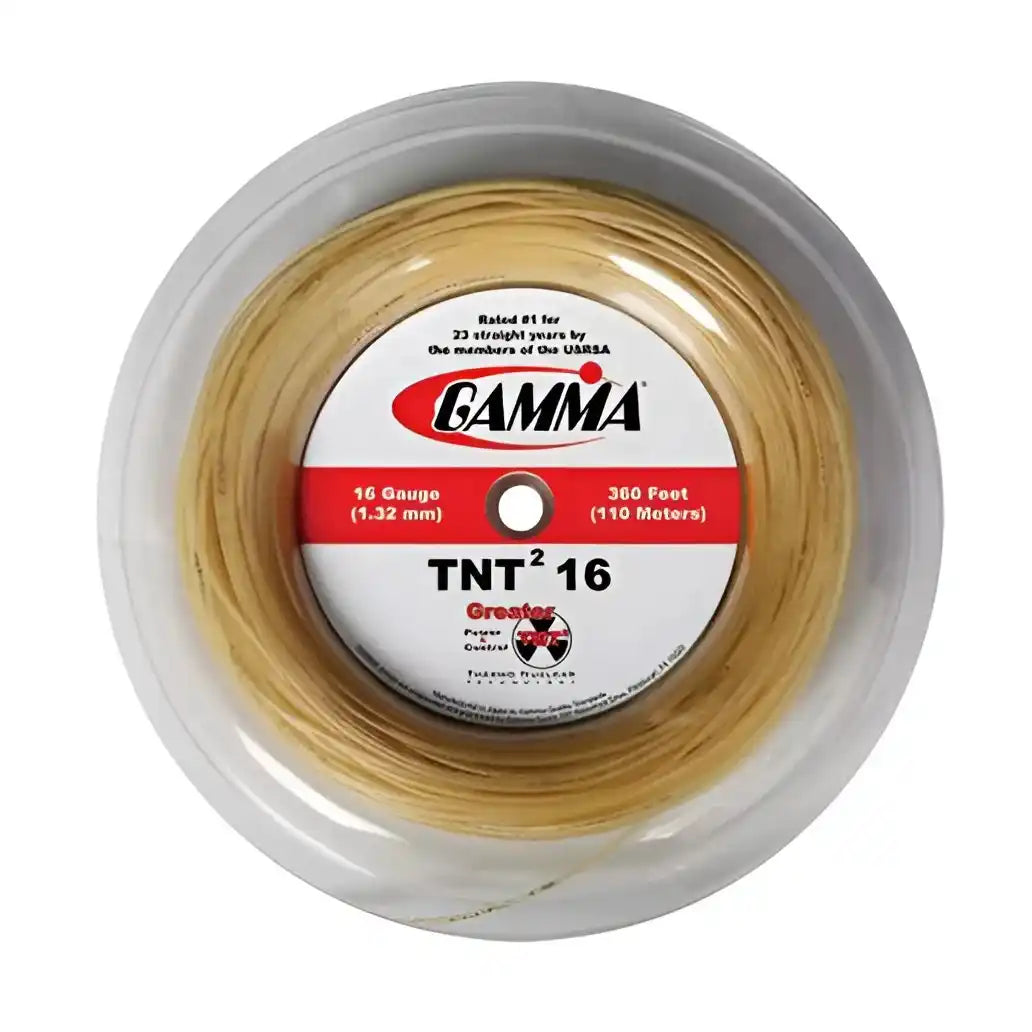Gamma Tnt 2 Reel 360’ Tennis String - Natural - 17