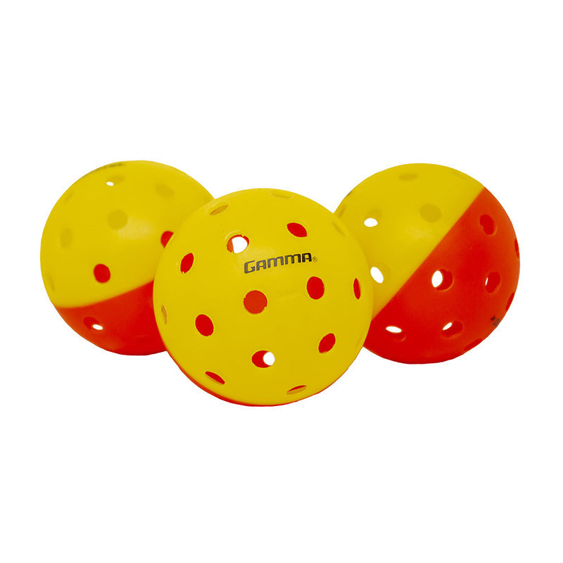Gamma Two Tone Outdoor Training Pickleballs (12x)