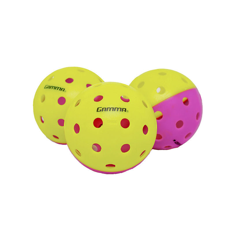 Gamma Two Tone Outdoor Training Pickleballs (12x)