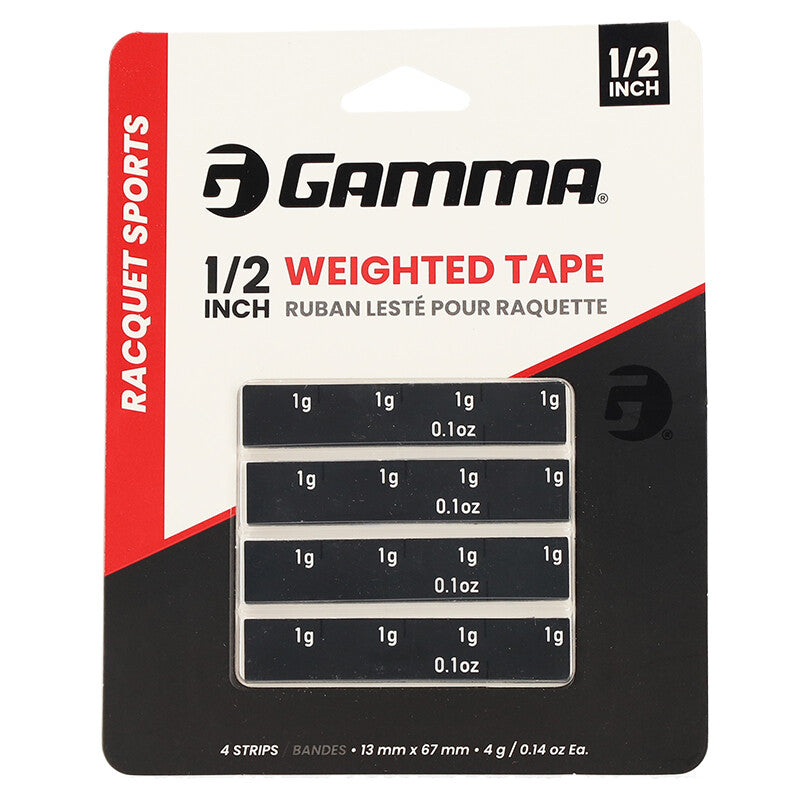 Gamma Weighted Tape Roll 1/2’’ (4x) - Blk / Os