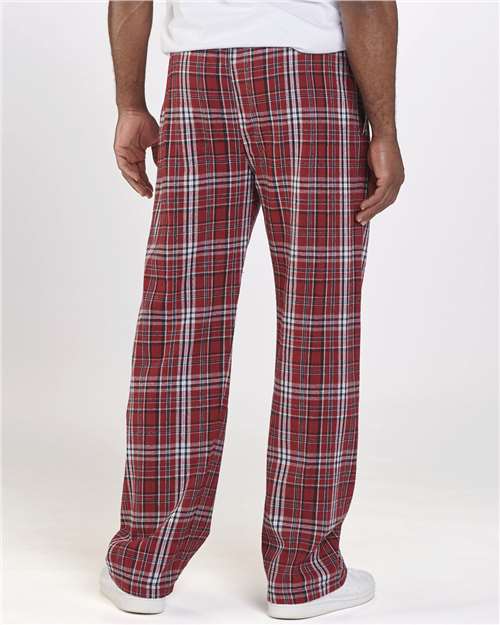 Garnet/ Black Plaid Harley Flannel Pants - BM6624