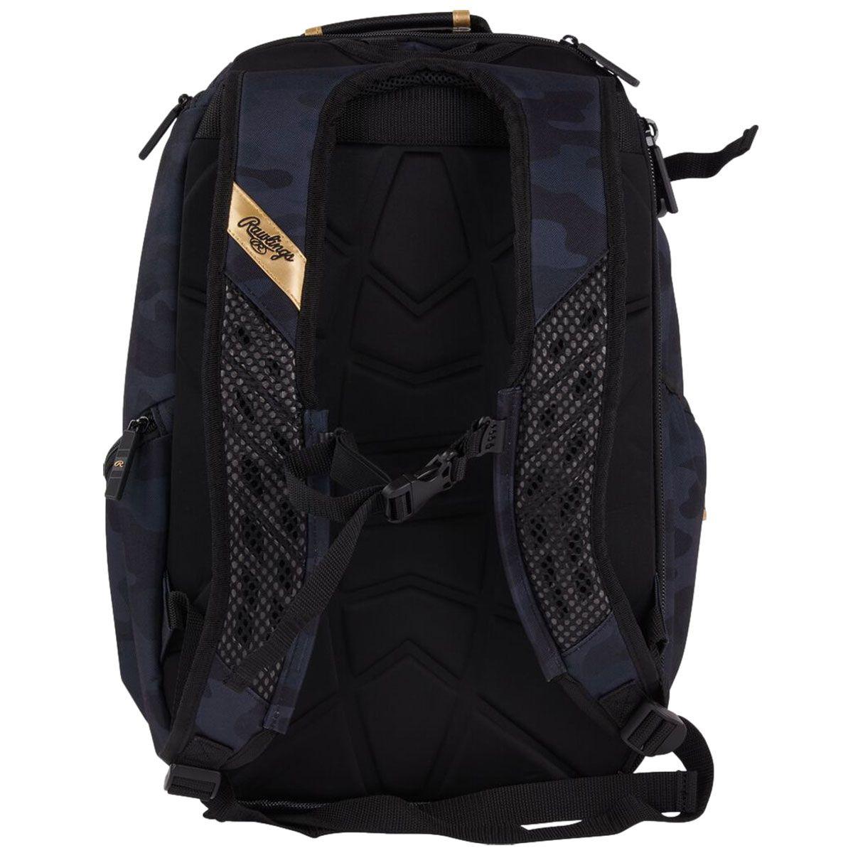 Rawlings Gold Collection Utility Backpack  GCUBKPK - Black Camo - HIT a Doulbe - 1
