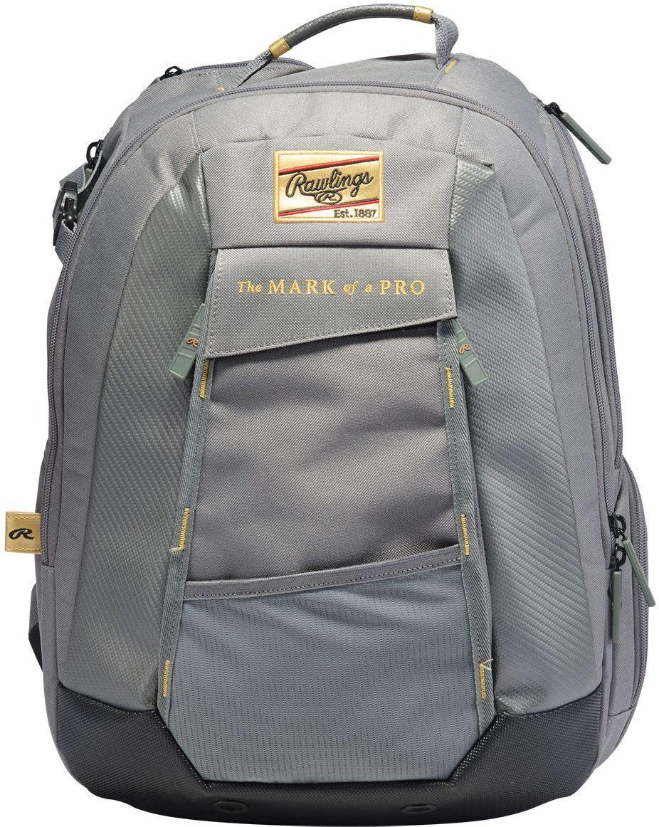 Rawlings Gold Collection Utility Backpack  GCUBKPK - Graphite - HIT a Doulbe - 1
