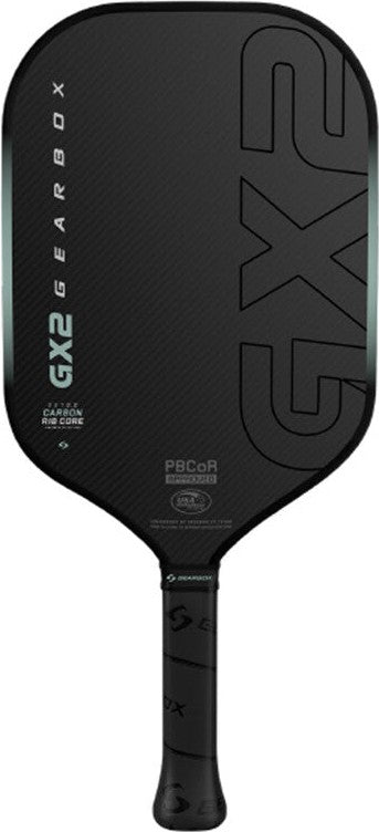 Gearbox Gx2 Integra Xl 16mm Pickleball Paddle - Black