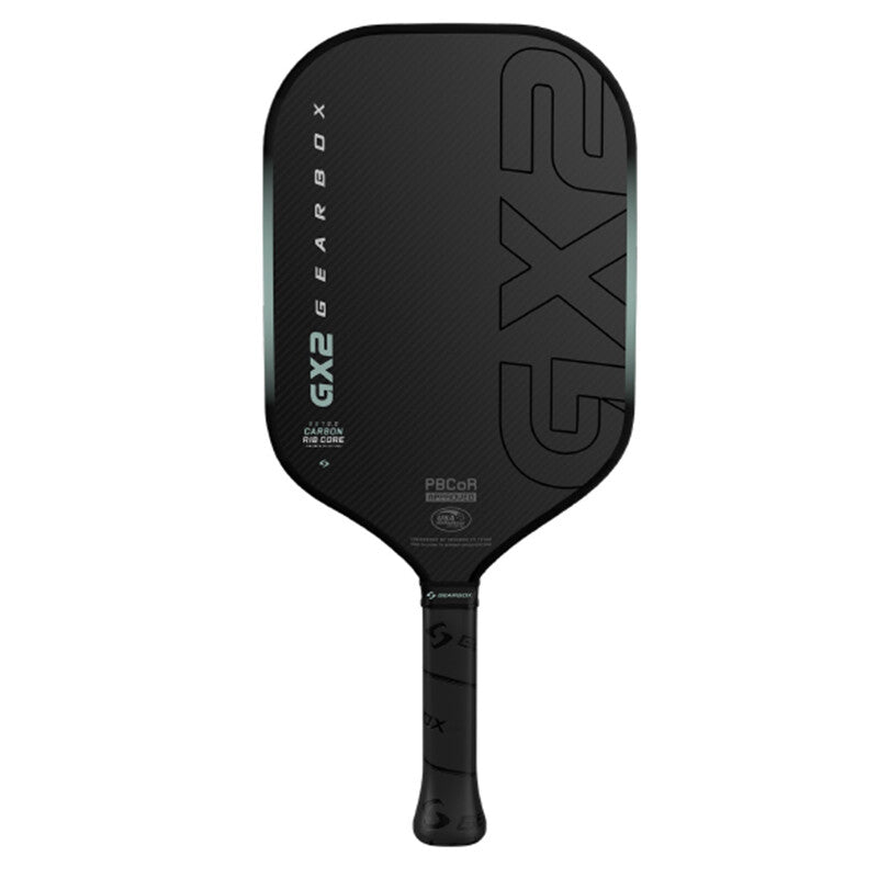 Gearbox GX2 Integra XL 16mm Pickleball Paddle - Black - HIT a Double