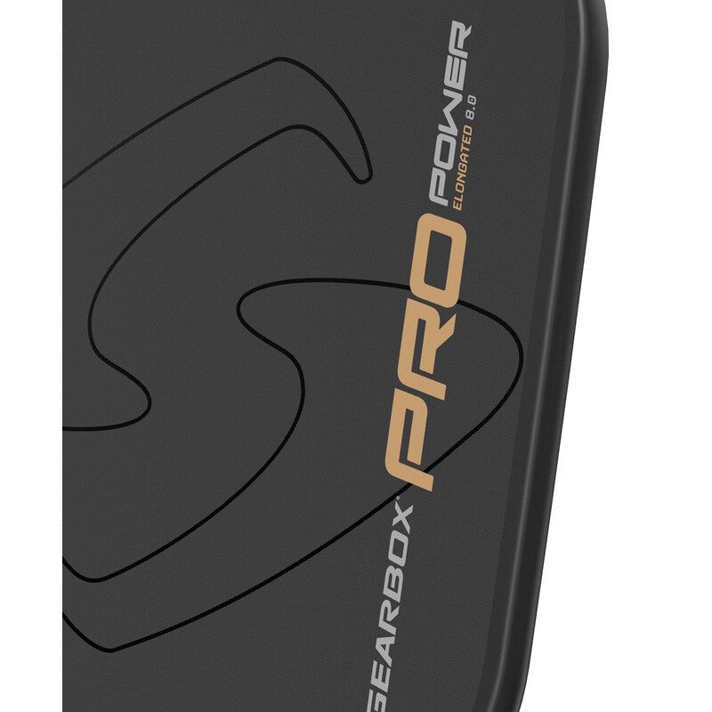 Gearbox Pro Power Elongated Pickleball Paddle (black)