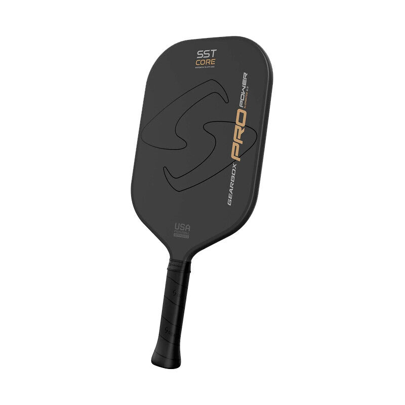 Gearbox Pro Power Elongated Pickleball Paddle (black)