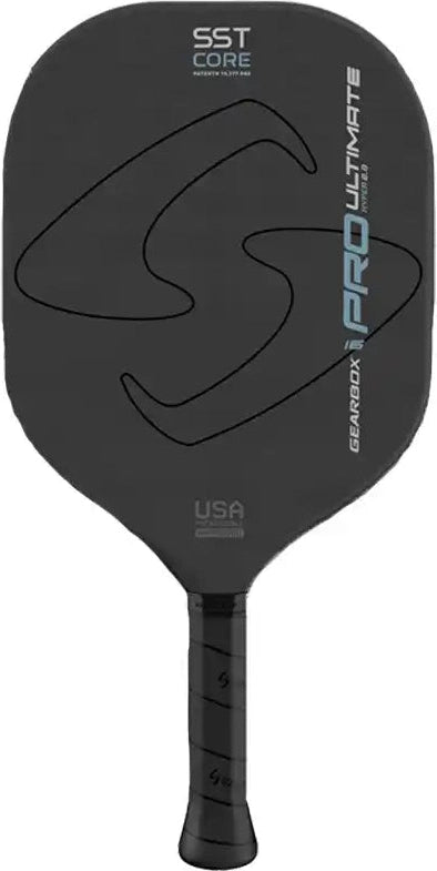 Gearbox Pro Ultimate Hyper 8.0 Pickleball Paddle - Black