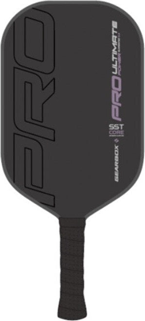Gearbox Pro Ultimate Power Elongated 8.0 Pickleball Paddle - Black