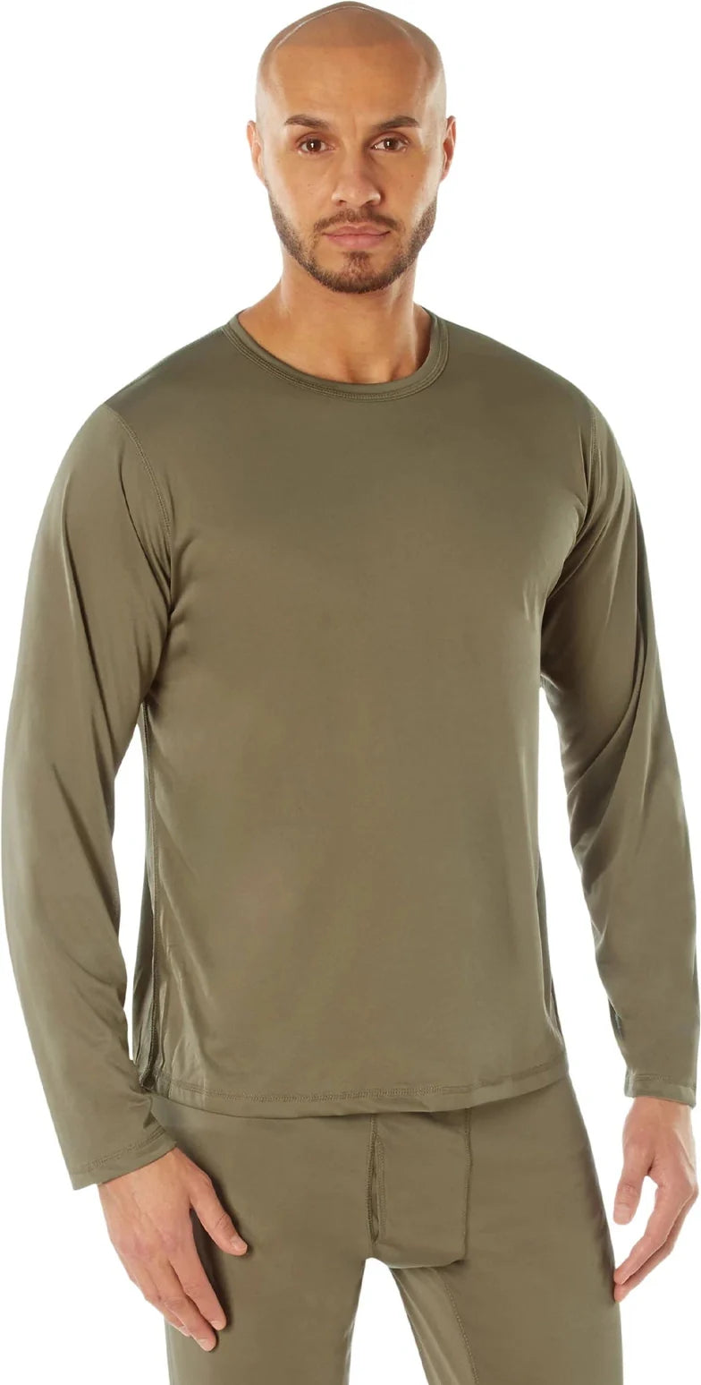 Gen Iii Silk Weight Underwear Top - Ar 670-1 Coyote Brown / s