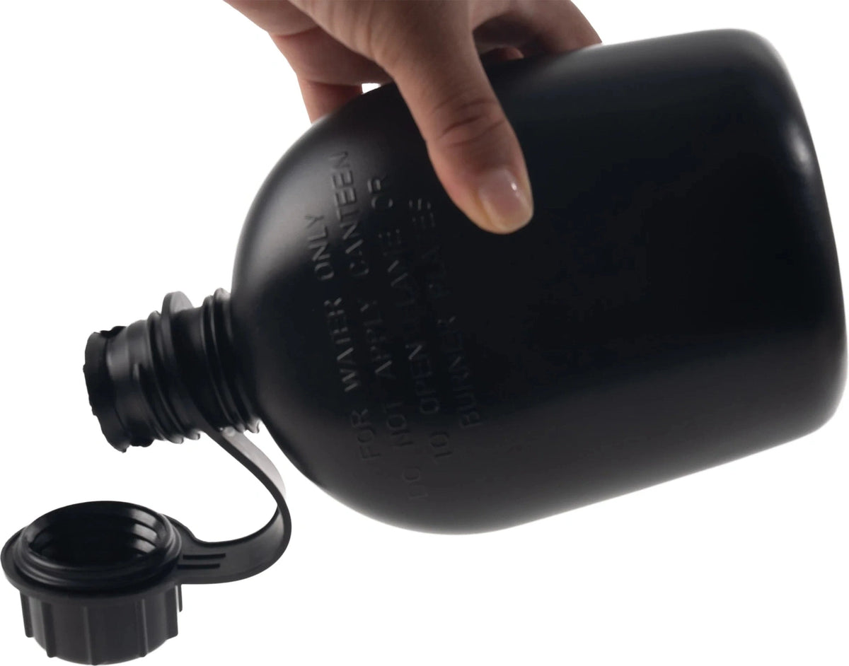 Genuine G.i. 3 Piece 1 Quart Plastic Canteen