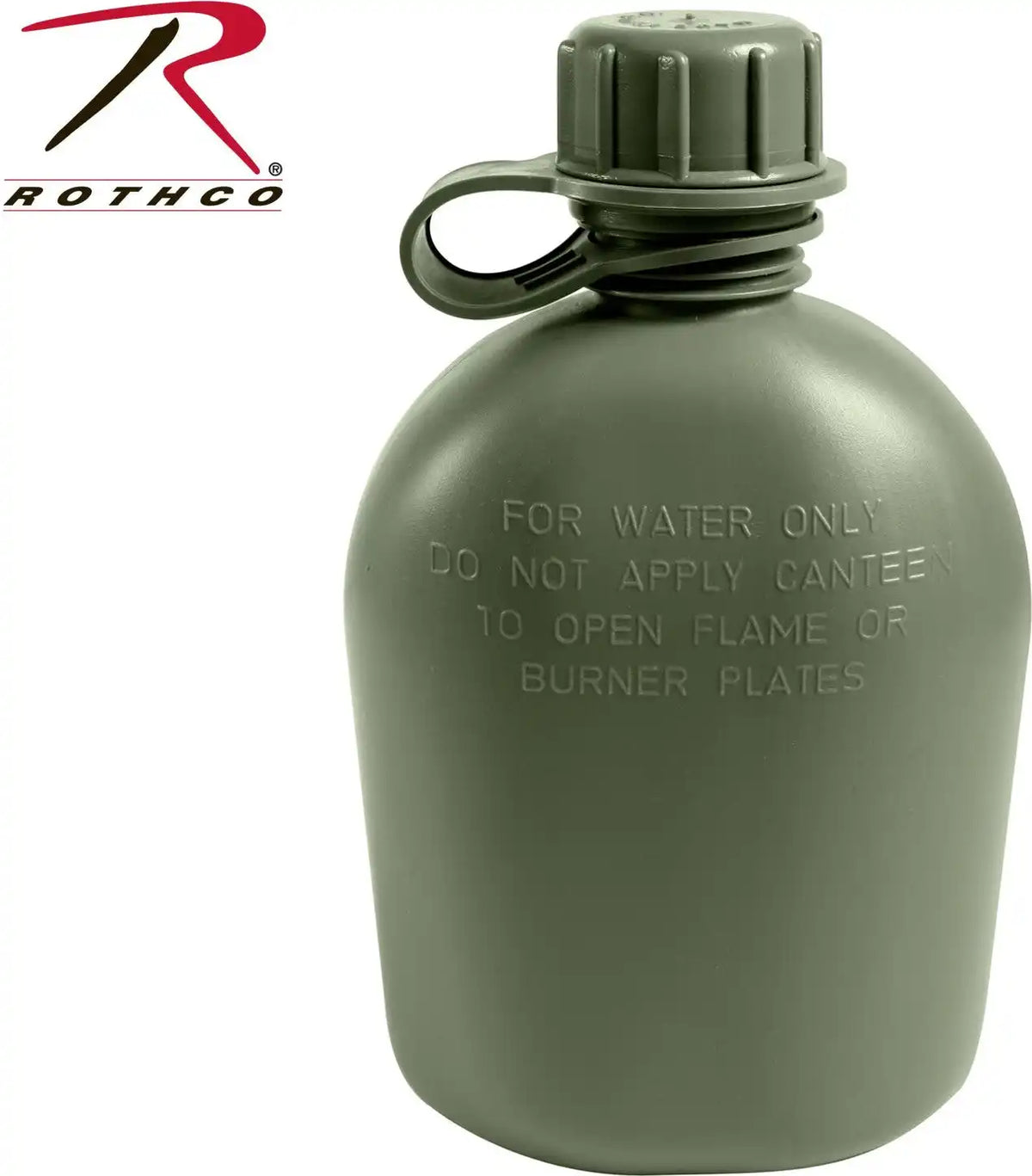 Genuine G.i. 3 Piece 1 Quart Plastic Canteen