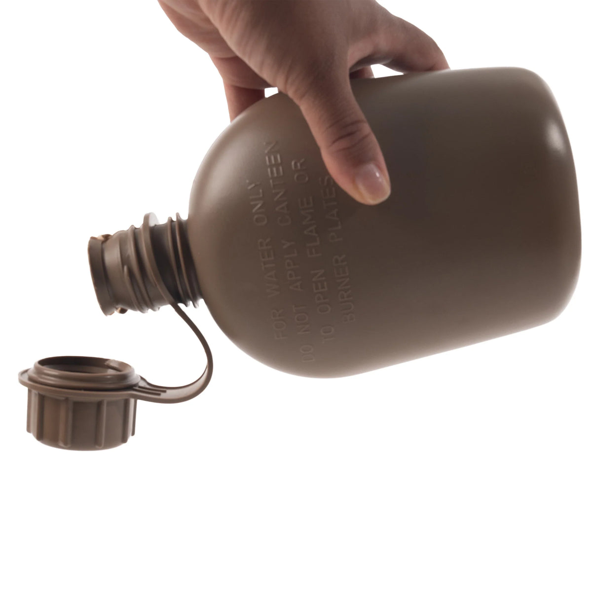 Genuine G.i. 3 Piece 1 Quart Plastic Canteen