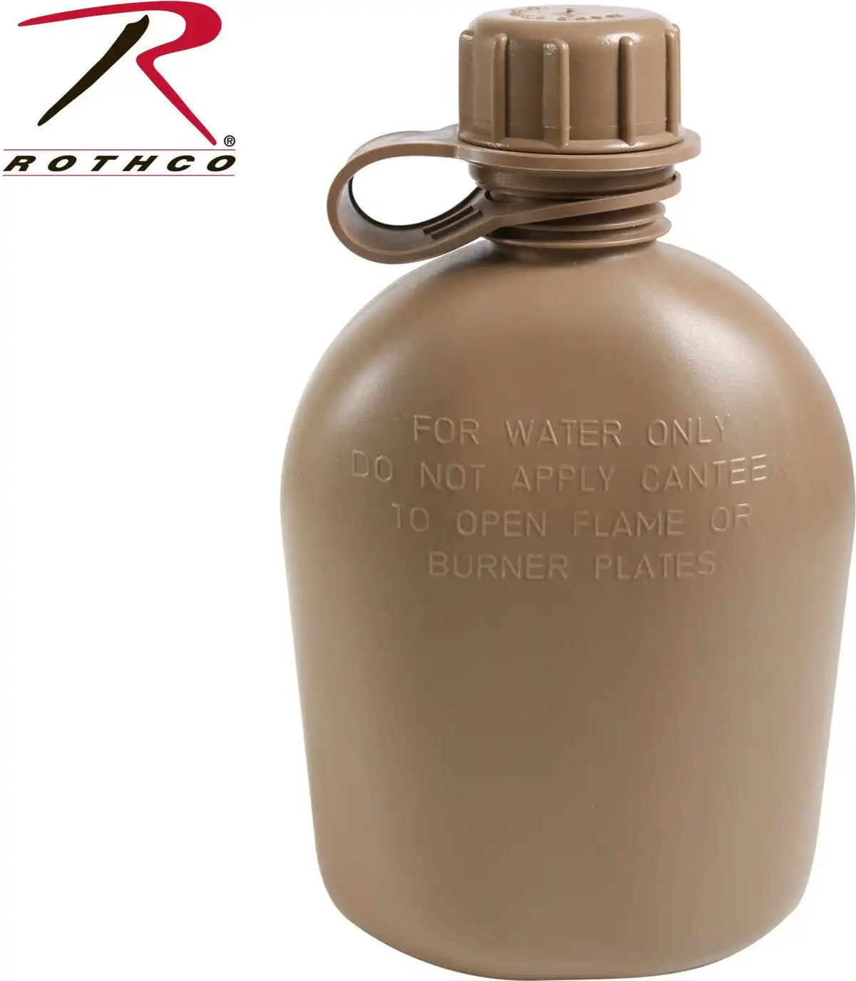 Genuine G.i. 3 Piece 1 Quart Plastic Canteen