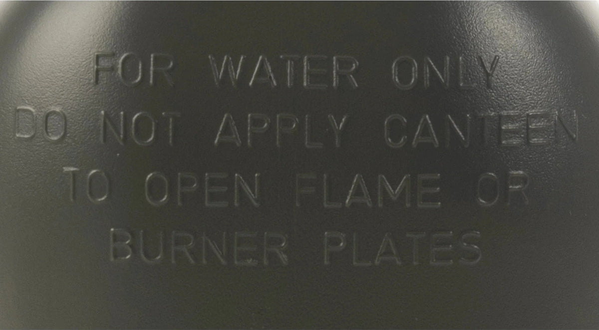 Genuine G.i. 3 Piece 1 Quart Plastic Canteen