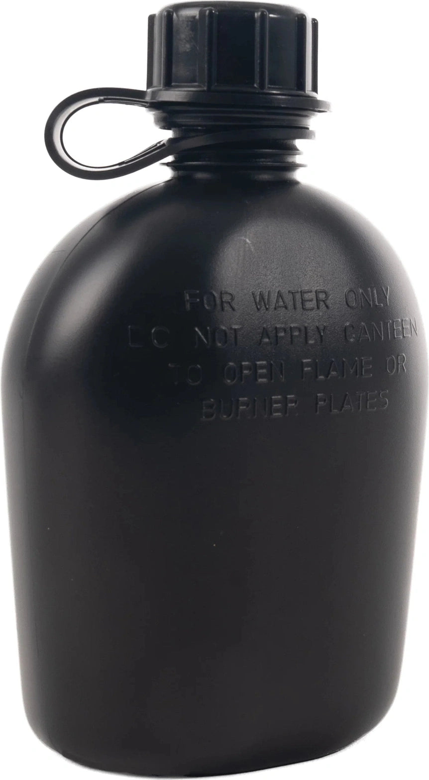 Genuine G.i. 3 Piece 1 Quart Plastic Canteen