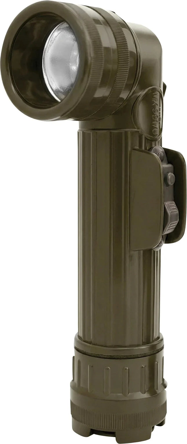 Genuine G.i. Anglehead Flashlight - Olive Drab