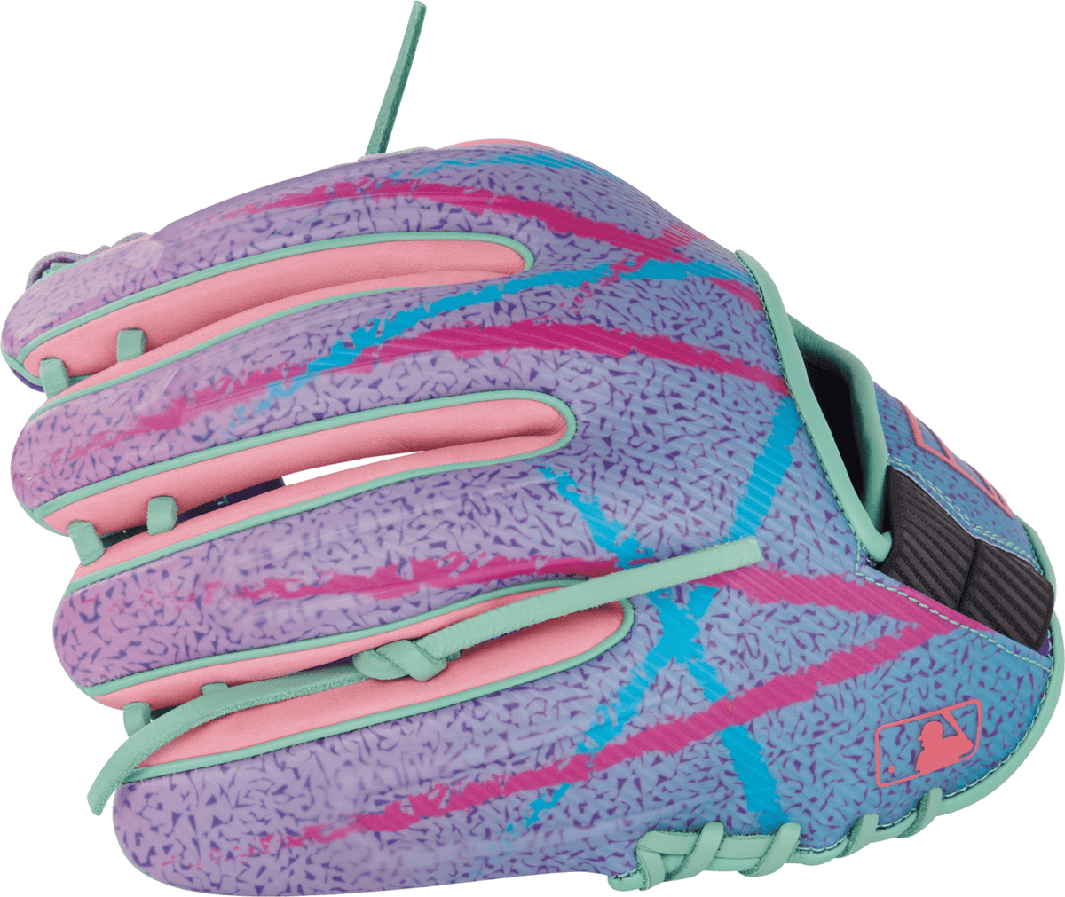 Rawlings 2026 REV1X Series 11.75" Baseball Glove REV2052X - Purple Mint Pink - HIT a Double - 4