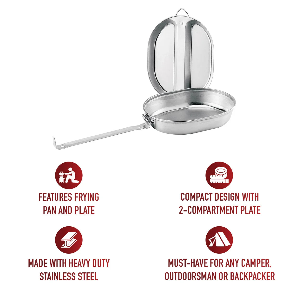Gi Type Stainless Steel Mess Kit