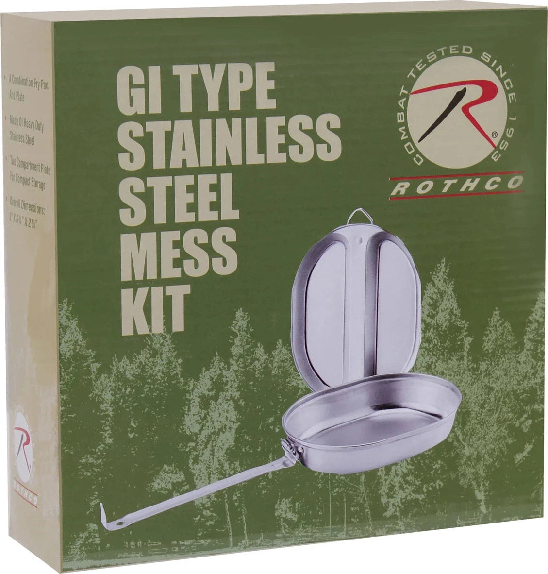 Gi Type Stainless Steel Mess Kit