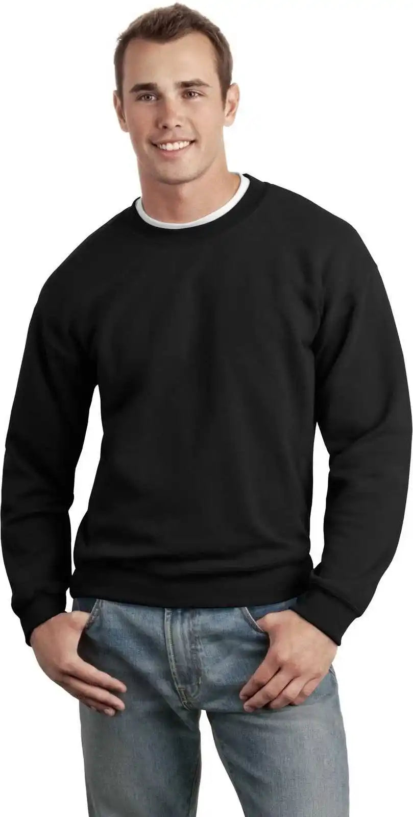 Gildan 12000 Dryblend Crewneck Sweatshirt Black