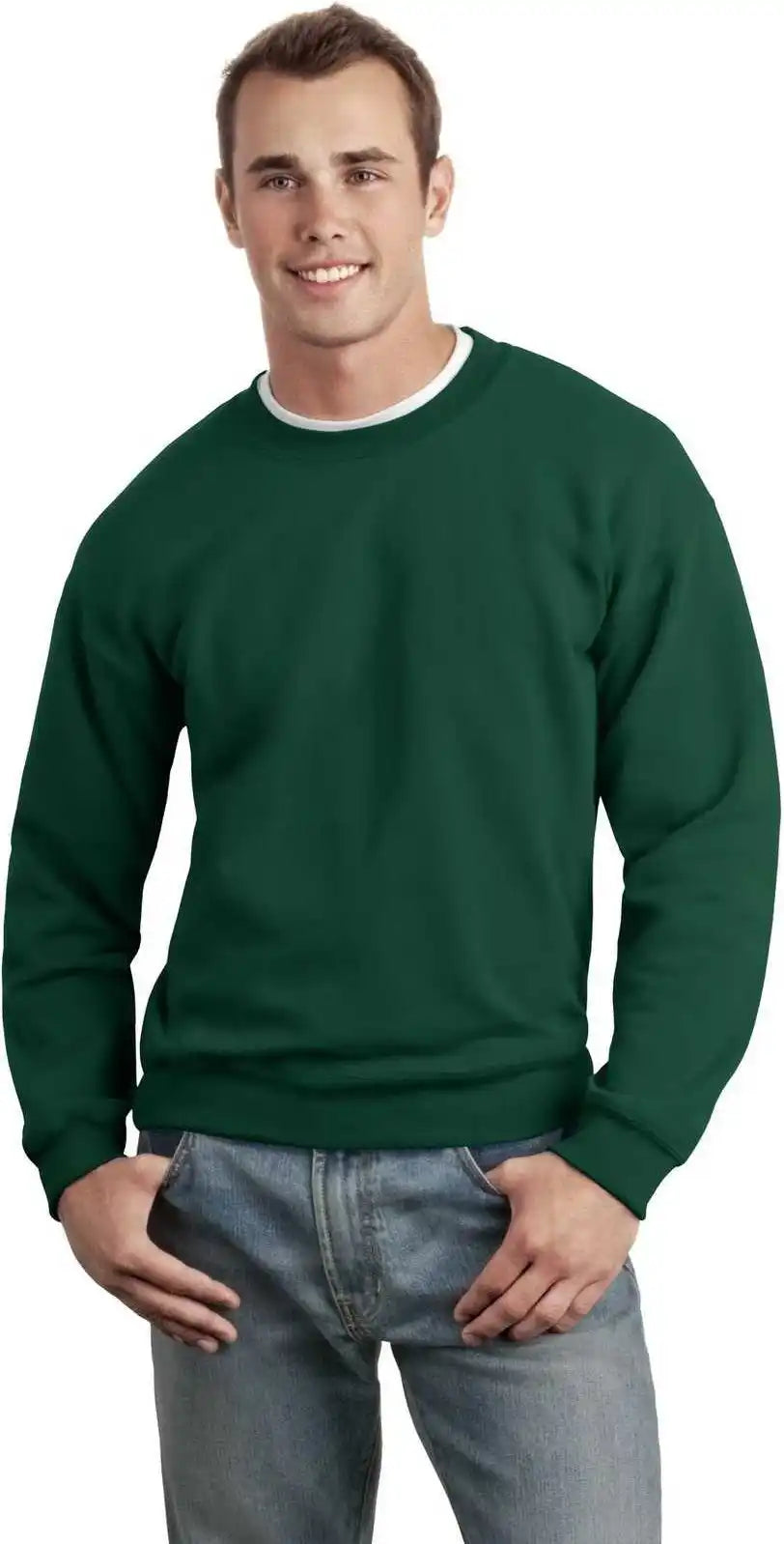 Gildan 12000 Dryblend Crewneck Sweatshirt Forest